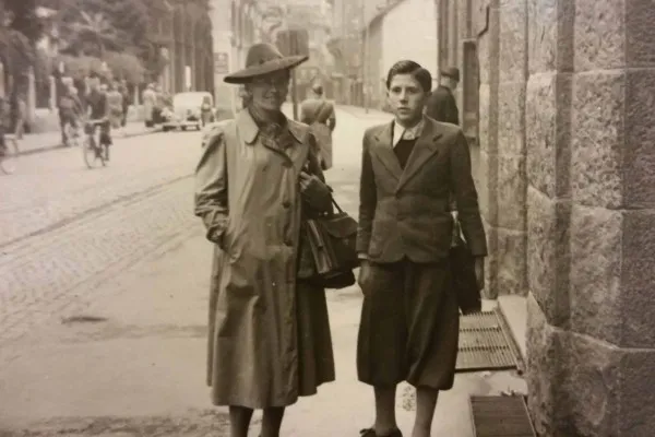 Herbert Tiefenbrunner con mamma Rosa Rizzolli Herbert Tiefenbrunner con mamma Rosa Rizzolli